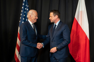 Joe Biden spotkał się z Rafałem Trzaskowskim. Warszawa jest solidarna