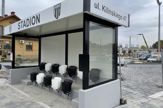 Nietypowa wiata przystankowa w Nowym Sączu 