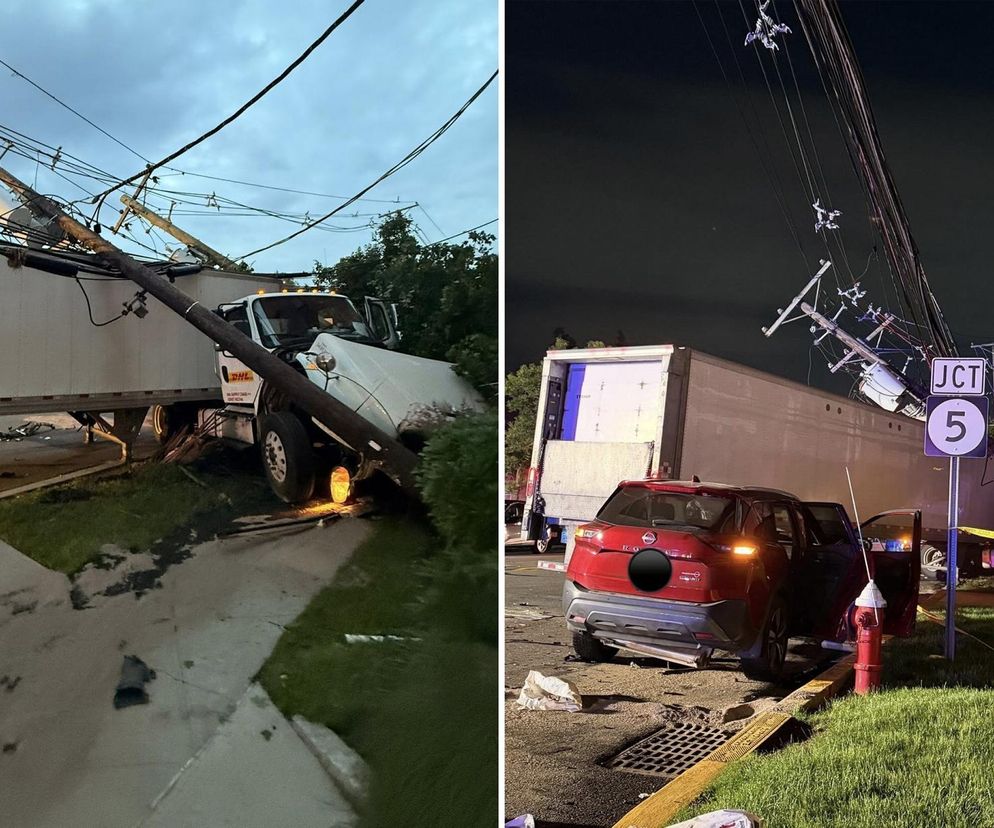 Ciężarówka wjechała w budynek w New JErsey. 50 ewakuowanych