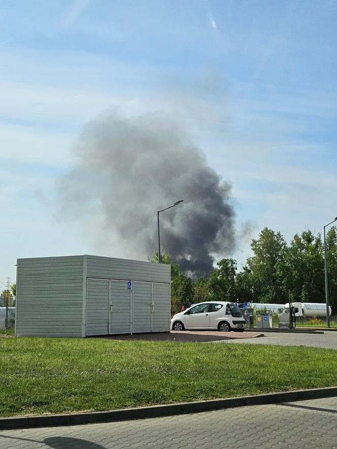 Gigantyczny pożar w Siemianowicach Śląskich! Płonie składowisko odpadów z chemikaliami [GALERIA]