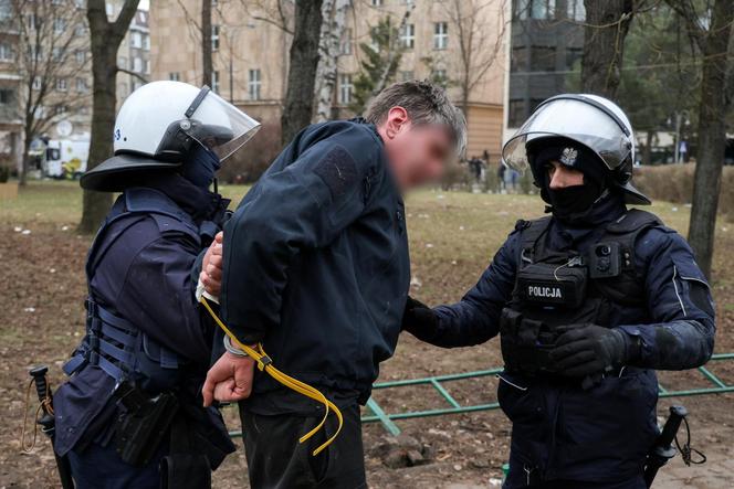 Protest rolników pod Sejmem - starcia z policją