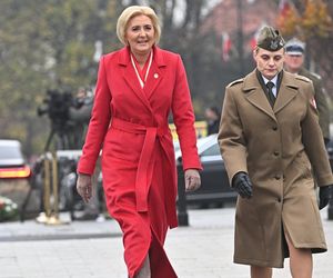 Jesienne stylizacje pierwszych dam