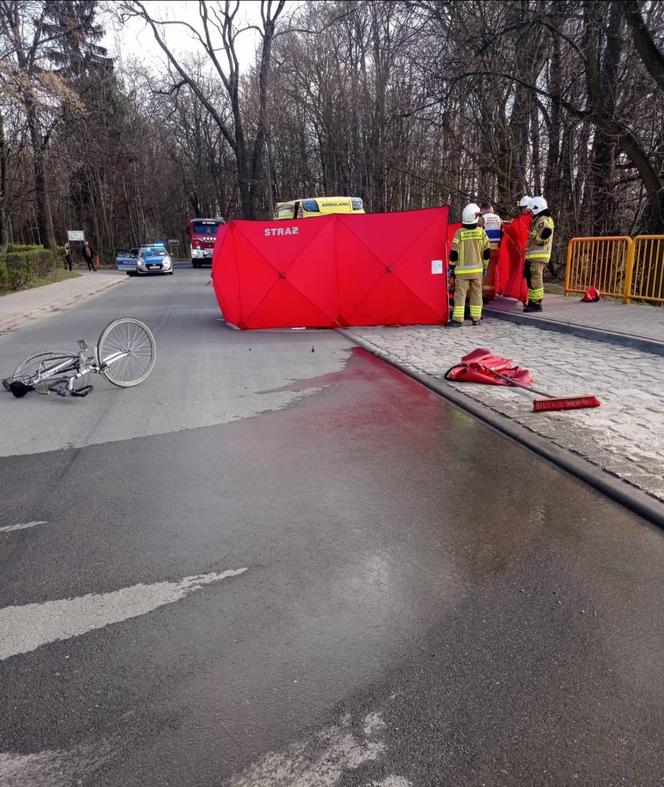 Motocykl wjechał w rowerzystę. 52-latek zginął na miejscu