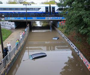 Warszawa zalana po burzy