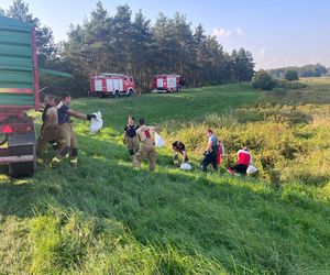 Pracowita doba w zagrożonym powodzią powiecie górowskim 