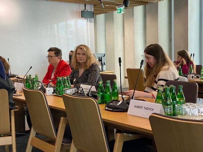 Debatę w Sejmie o bezpieczeństwie w przewozachj osób zorganizowała warszawska posłaanka Aleksandra Gajewska 
