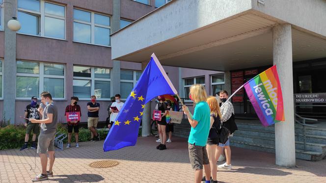 STOP Czarnek - protest Młodej Lewicy w Tarnowie