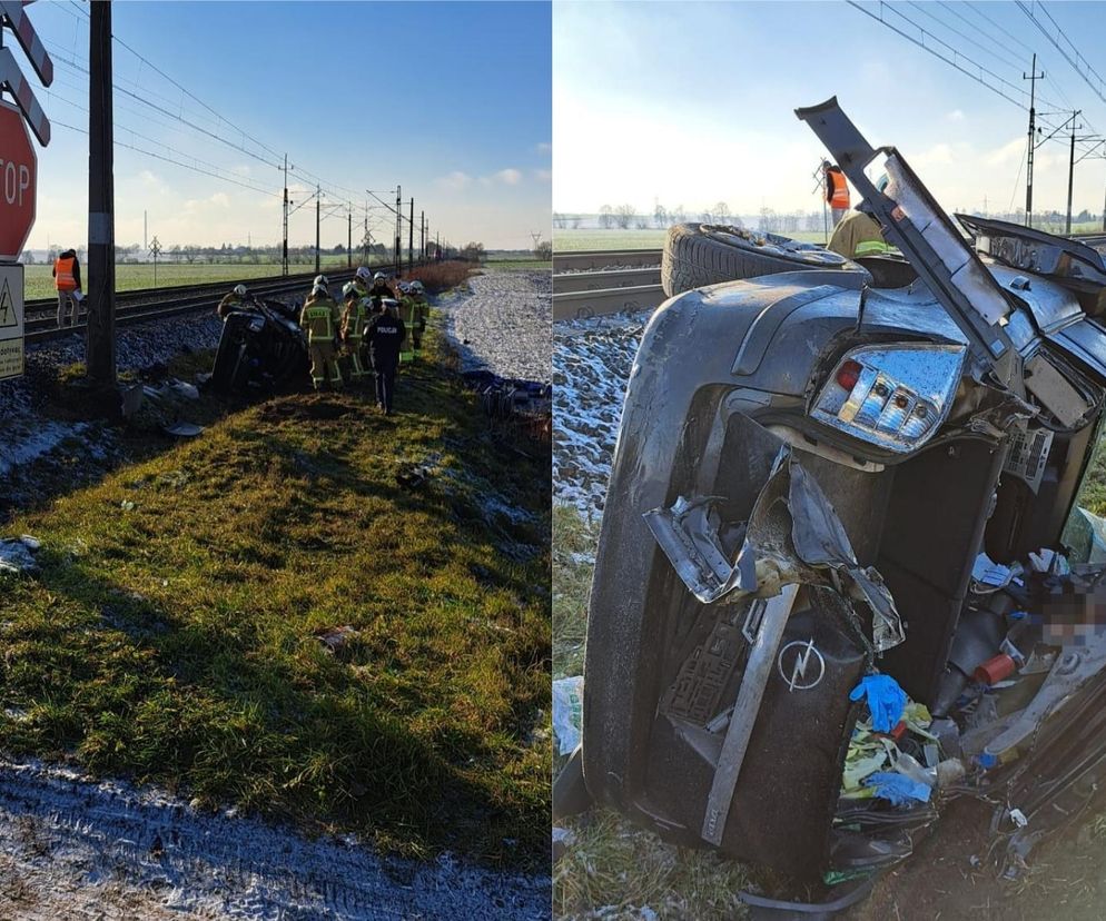 Dramat na torach pod Toruniem. Wjechał pod pociąg