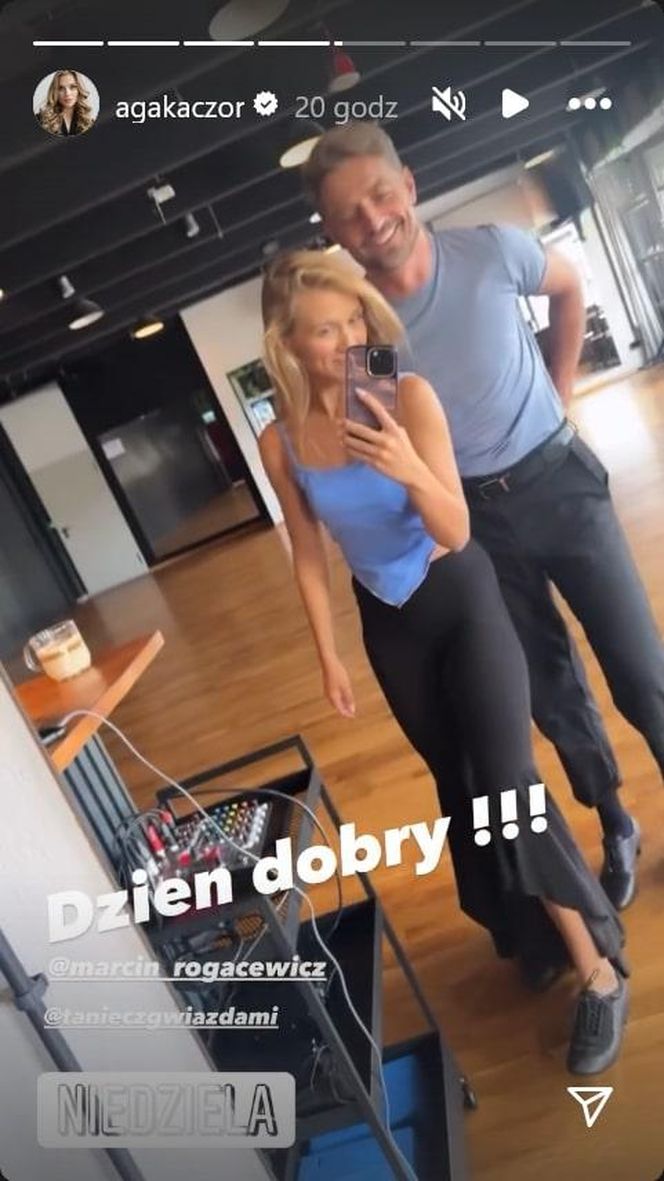 Agnieszka Kaczorowska dumna jak nigdy. Rogacewicz? Mokry od góry do dołu!