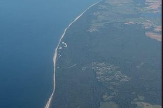 Pilot uchwycił na zdjęciu teren budowy w Choczewie