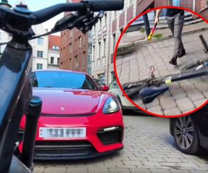 Anglik z bejsbolem zaatakował rowerzystę. Piraci drogowi na Podzamczu wciąż mają się dobrze