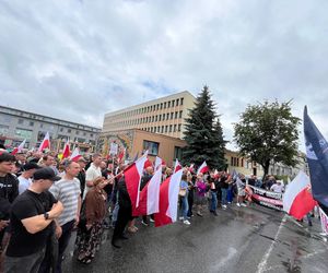 Protest Konfederacji w Siedlcach zgromadził ok. 600 osób