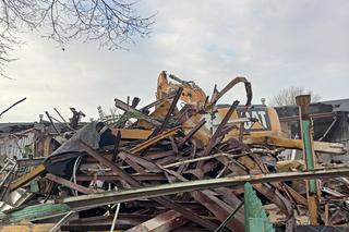 Rozbiórka budynku Warty Poznań