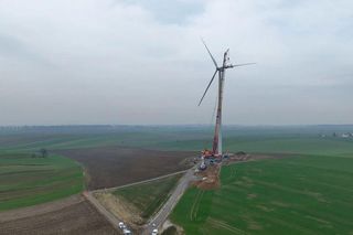 Farma wiatrowa Gamów w powiecie raciborskim