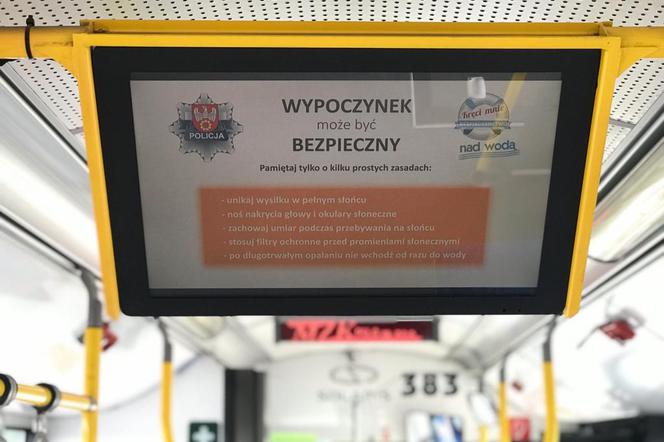 Pilska policja rozpoczęła kampanię profilaktyczną w pilskich autobusach