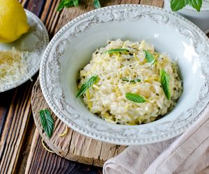 Cytrynowe risotto: kremowe, łatwe, pyszne