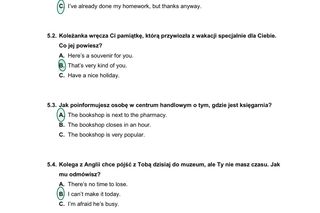 Odpowiedzi angielski próbny egzamin ósmoklasisty 2024 - gotowe rozwiązania, klucz
