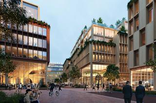 Wood City w Sztokholmie. Wizualizacja