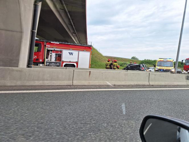 Wypadek na autostradzie A4