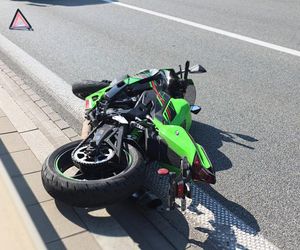  Śmiertelny wypadek motocyklisty na Wisłostradzie