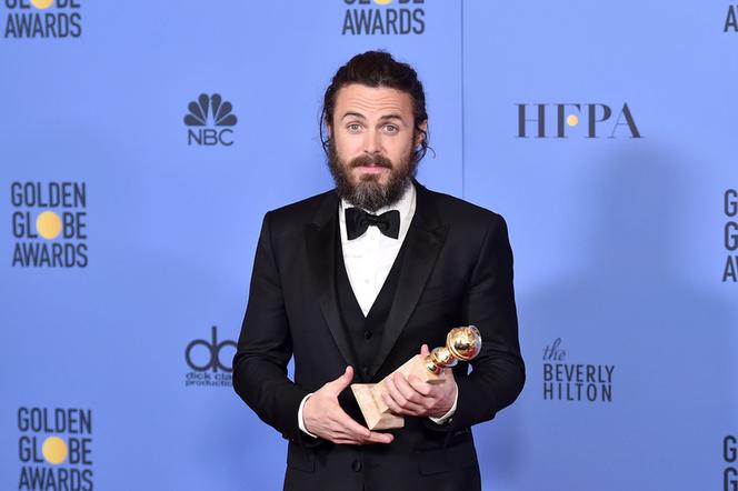 Casey Affleck na gali Złote Globy 2017