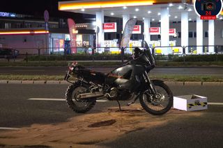 Kierowca audi wjechał w motocyklistę