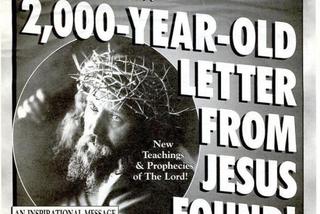 World Weekly News: odnaleziono list Jezusa sprzed 2000 lat