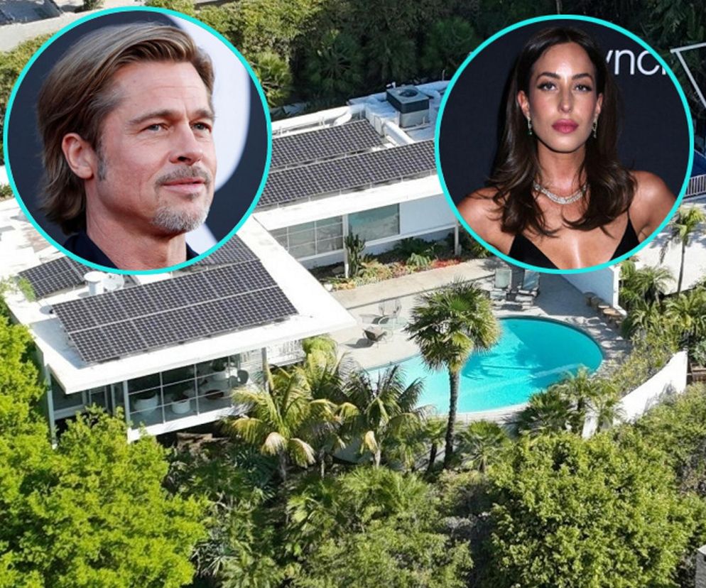 Brad Pitt zakochany jak nastolatek! Piękna Inez zamieszkała w jego rezydencji