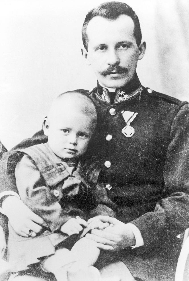 Karol Wojtyła ze starszym synem Edmundem