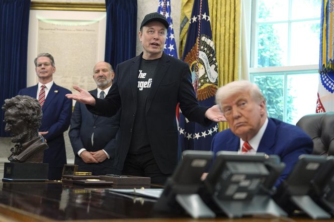 Elon Musk w Białym Domu z podbitym okiem 