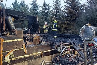 Tragiczny pożar drewnianego domu pod Terespolem. Nie żyje ojciec i syn