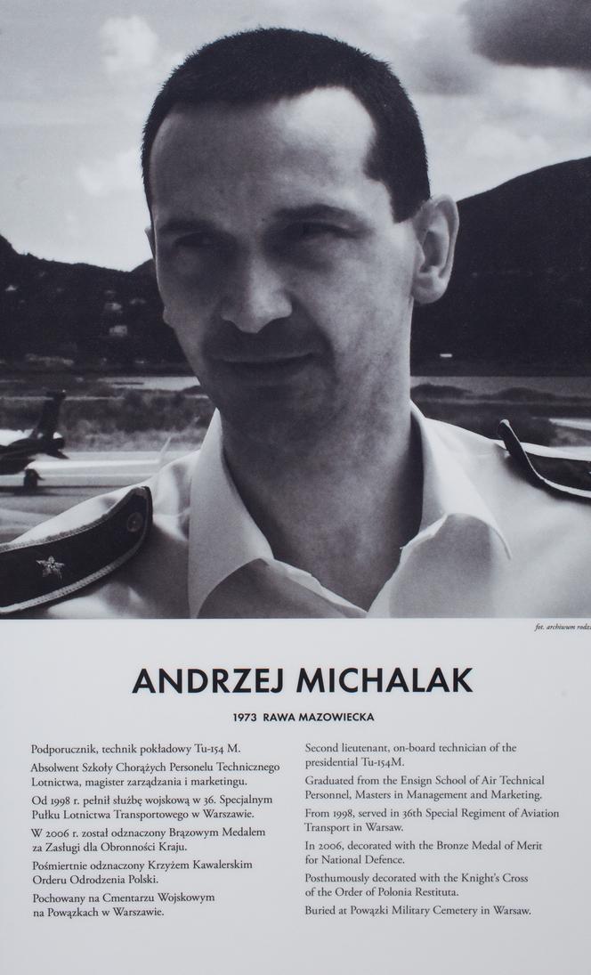 Podporucznik Andrzej Michalak, inżynier pokładowy