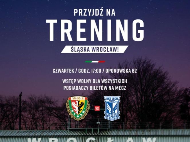 Otwarty trening Śląska Wrocław