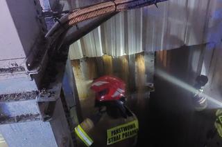 Lubelskie: Nocny pożar kukurydzy. 20 ton ziaren stanęło w ogniu!