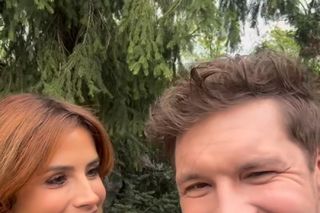 M jak miłość nowy sezon. Kama (Michalina Sosna), Marcin (Mikołaj Roznerski) na planie