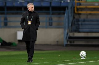 Edward Iordanescu w meczu Szachtar - Legia