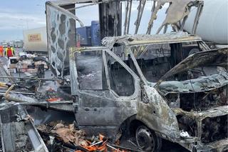 Kurierzy ratowali paczki z płonącego pojazdu