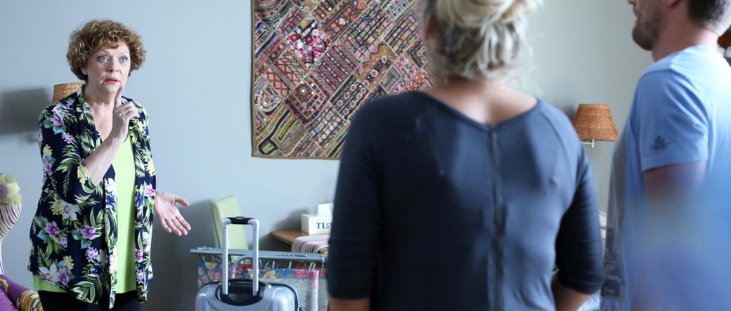 Przyjaciółki, Patrycja (Joanna Liszowska), Elżbieta (Elżbieta Jarosik), Michał (Marcin Rogacewicz)