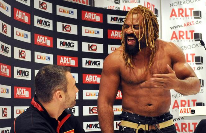 Witalij Kliczko i Shannon Briggs