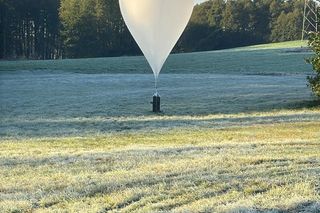 Balon wylądował na Podlasiu. Tajemnicza przesyłka