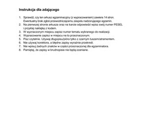 ARKUSZE CKE i ODPOWIEDZI DO ZADAŃ 