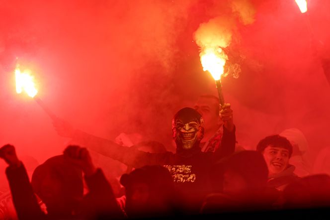 Kibice na meczu Górnik Zabrze - Legia Warszawa