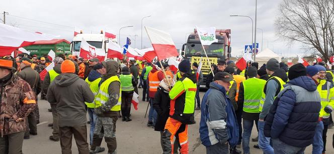 Protest rolników w Medyce 20.02.2024