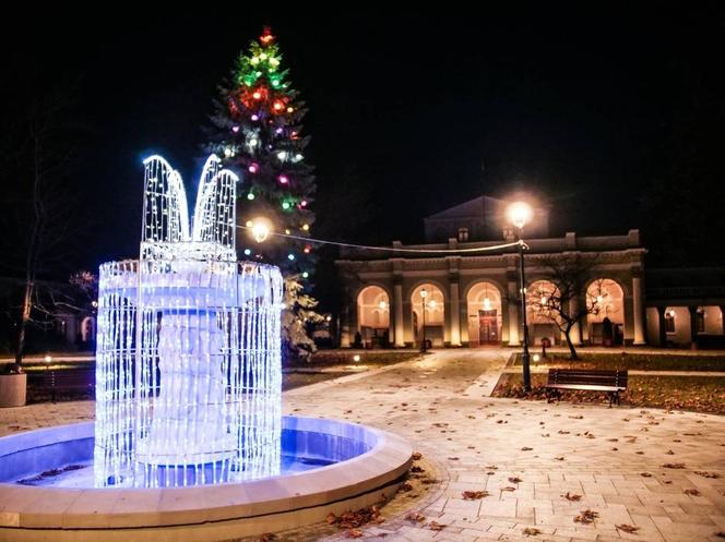 Świąteczne iluminacje Busko Zdrój
