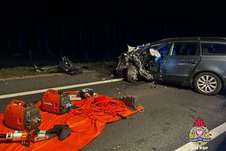 Poważny wypadek na S10 pod Toruniem. 5 osób poszkodowanych