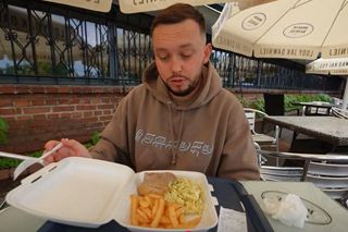 Książulo z wizytą w Częstochowie. Odwiedził bar przy Jasnej Górze