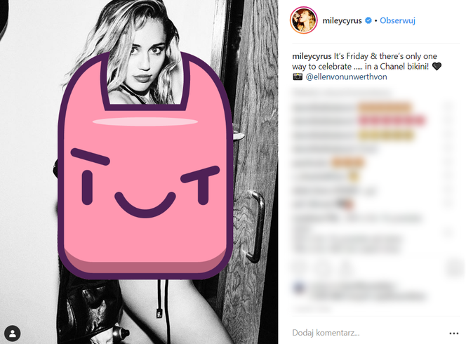 Półnaga Miley Cyrus