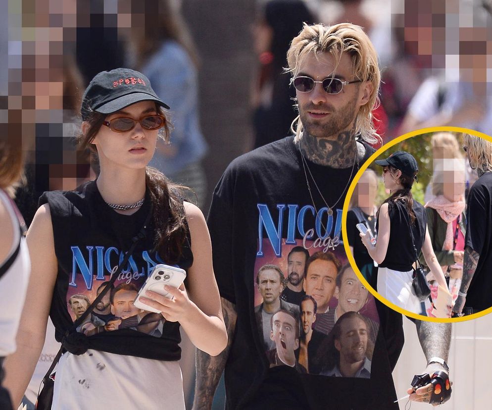 Martyna Byczkowska i Quebonafide w Cannes