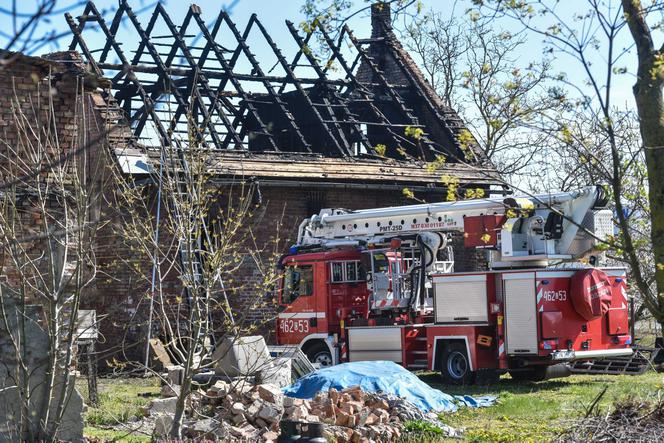 Pożar domku jednorodzinnego w miejscowości Tupadły