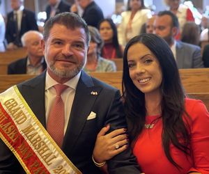 Karol Nawrocki z małżonką w USA. Tak przyjęto ich w Doleystown